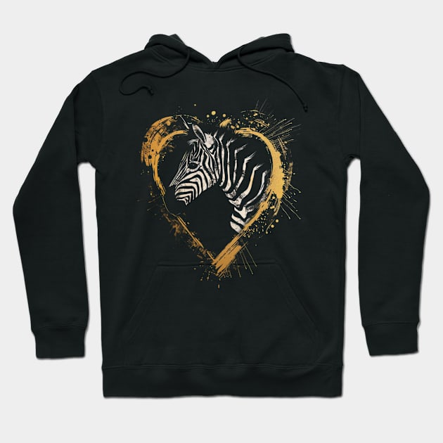 Zebra Public Engagement Hoodie by Beard Art eye